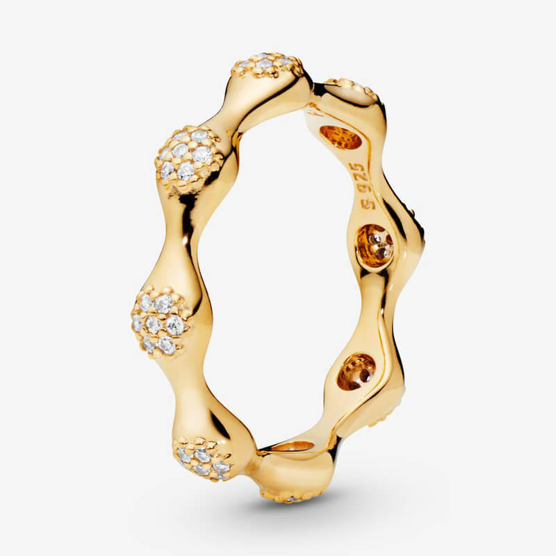 Reflections Gold Rings