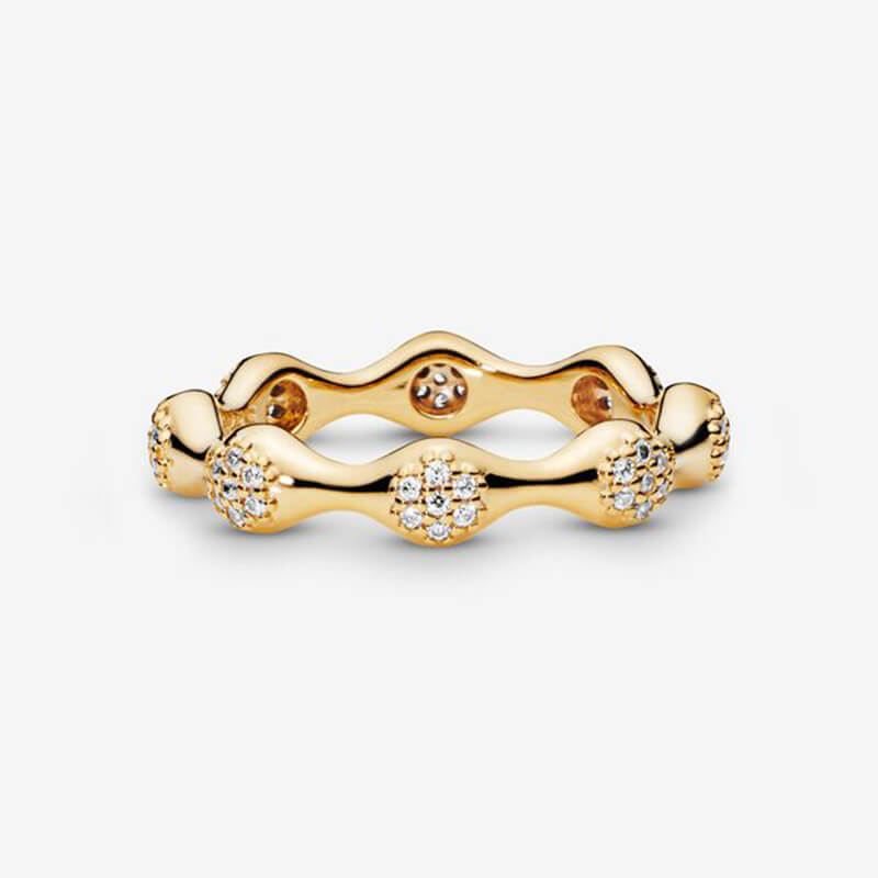 Reflections Gold Rings