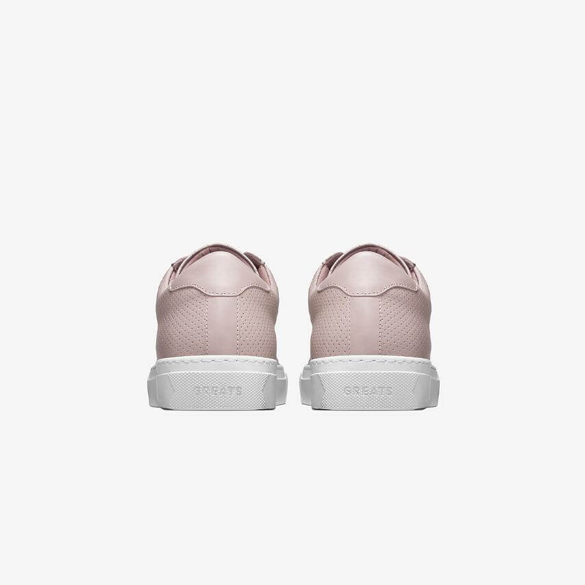Lace-up sneakers with pink details Lace-up sneakers with pink details