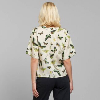 Odense Blouse Butterfly White