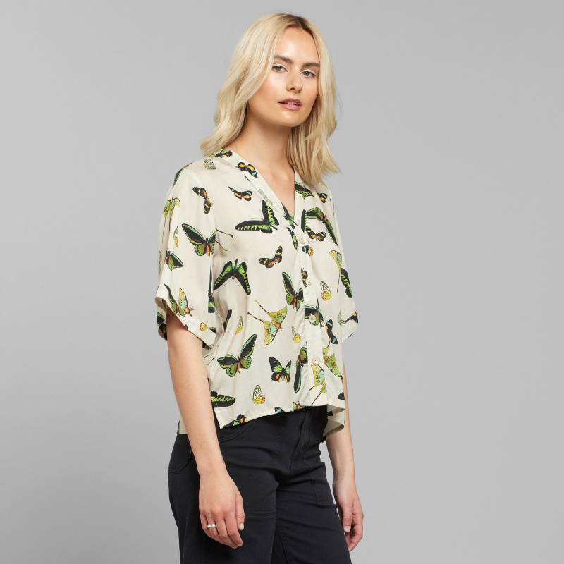 Odense Blouse Butterfly White
